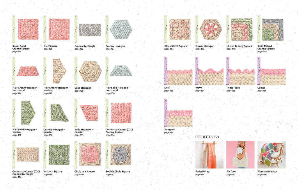 Bella Coco Crochet Stitch Library